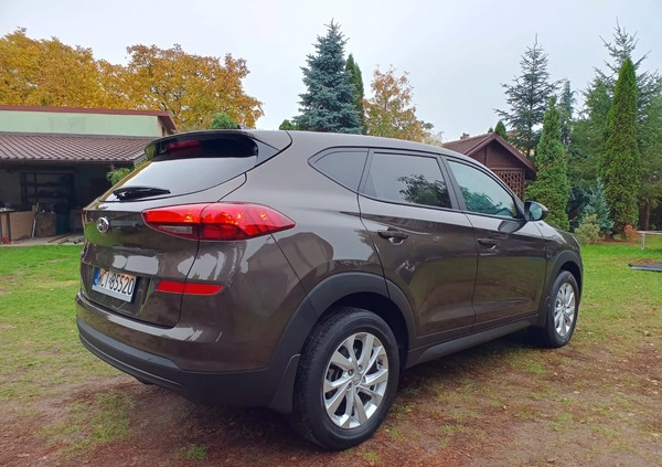 Hyundai Tucson cena 81900 przebieg: 62600, rok produkcji 2020 z Ciechanów małe 191